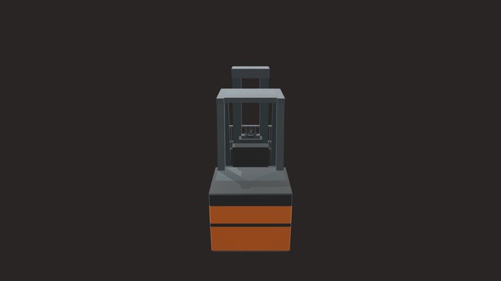 Forklift_001 3D Model