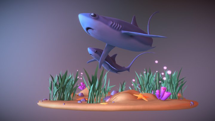 Thresher Shark 3D Model
