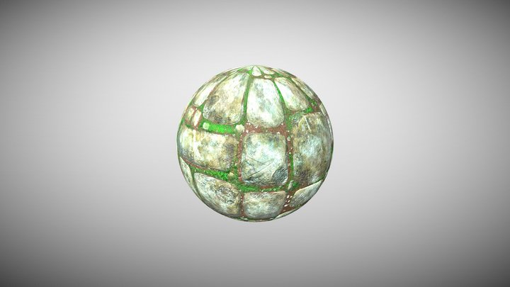 Ground Stone Material 3D Model