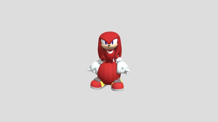Knuckles (Sonic Dream Team) – Gratis 3D-model STL