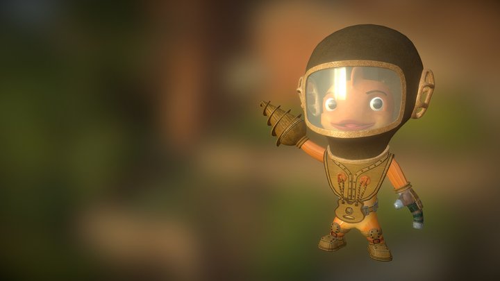 Fish Out Of Water (Bioshock Cardboard Cosplay) 3D Model