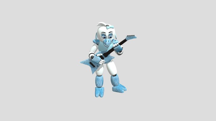 frost glamrock chica 3D Model