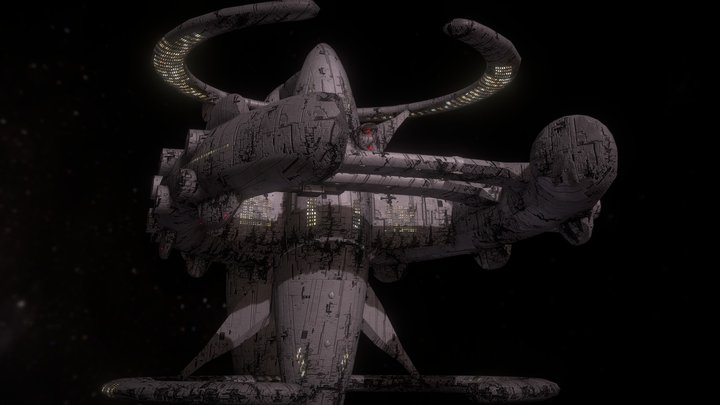 Civil Fuel and Assembly Space Station – Free 3D Model STL