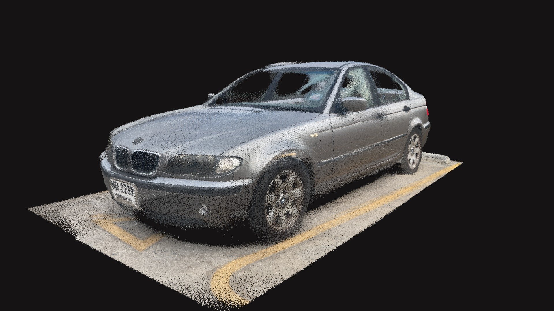 BMW series 3 E46 lidar scan