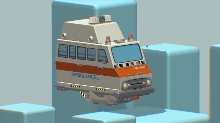 Ambulance 3D Model