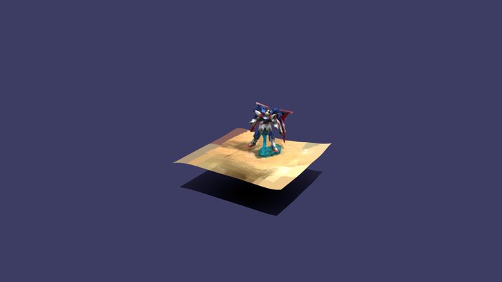 [mesh] Build Strike Gundam KAI (captured iphone) 3D Model