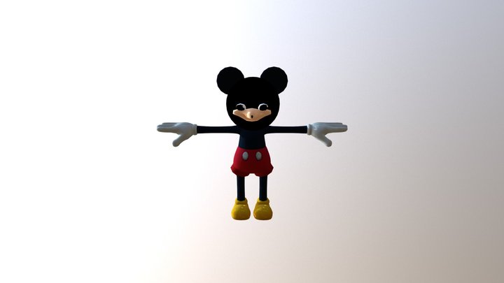 Creepy Knuckles mouse 3D Model