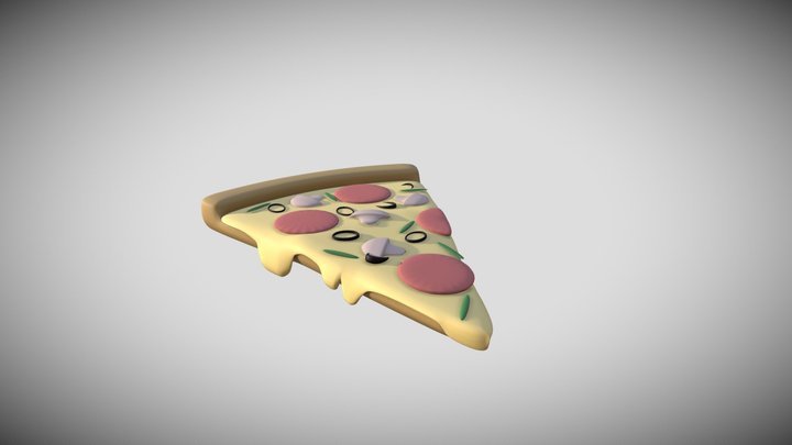 Pizza Slice 3D Model