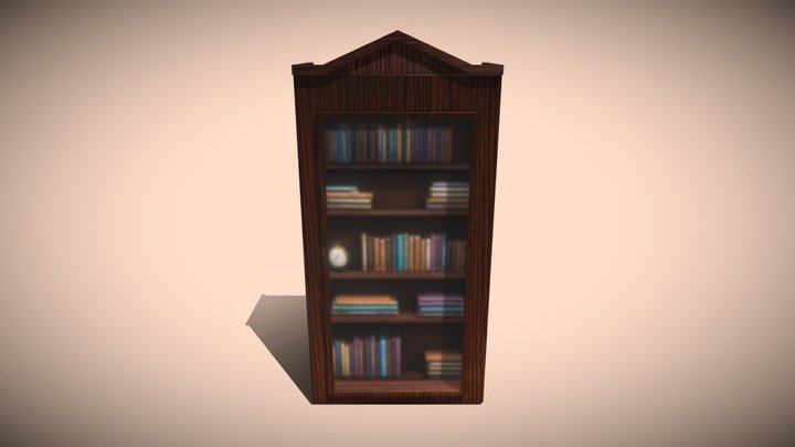 Bookshelf 3D Model