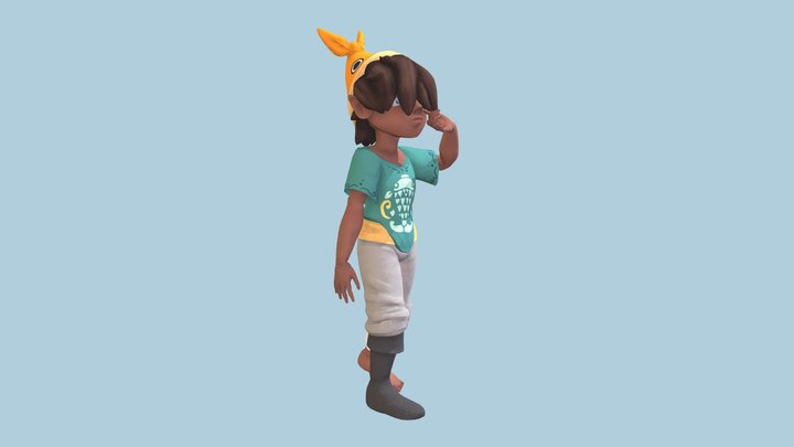Zelda BOTW Character | Nolo 3D Model