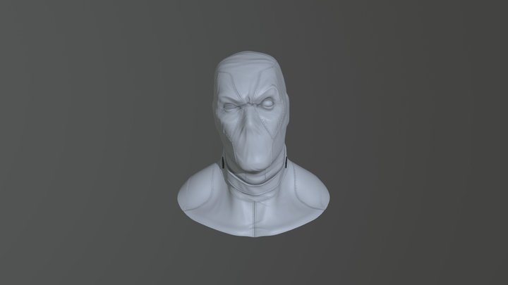 Deadpool bust 3D Model