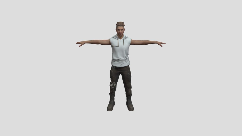 Free Fire 3D Character Model