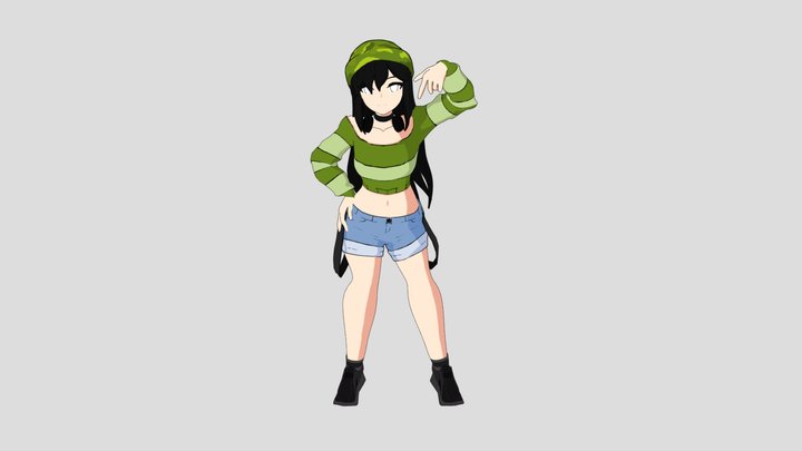 the green 3D Model