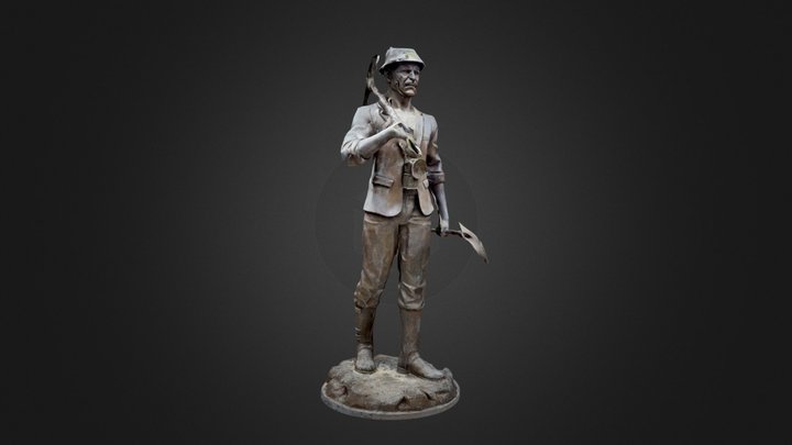 Miners Monument / Troodos / Cyprus 3D Model