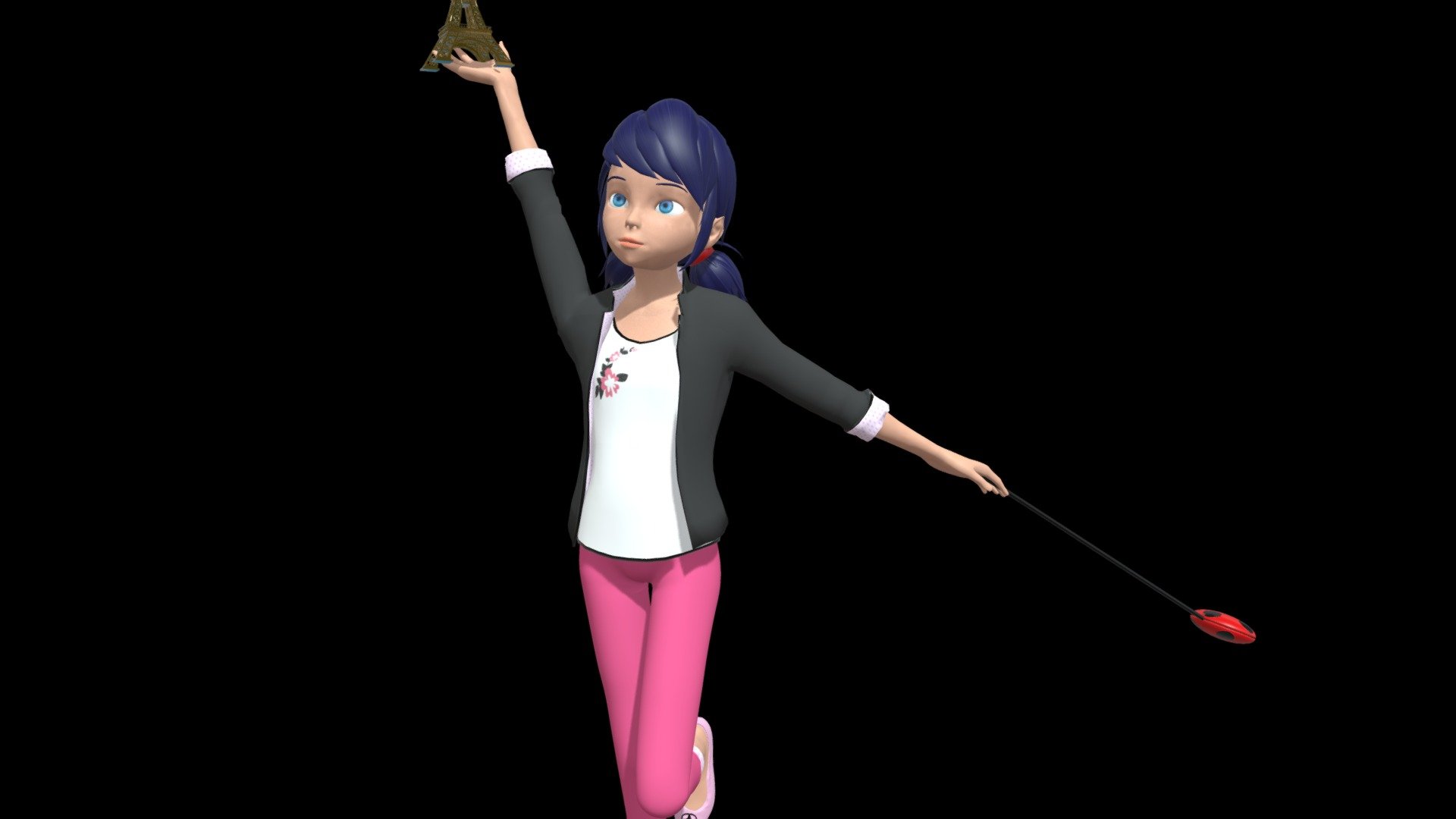 3D model Ladybug Cat Noir VR / AR / low-poly