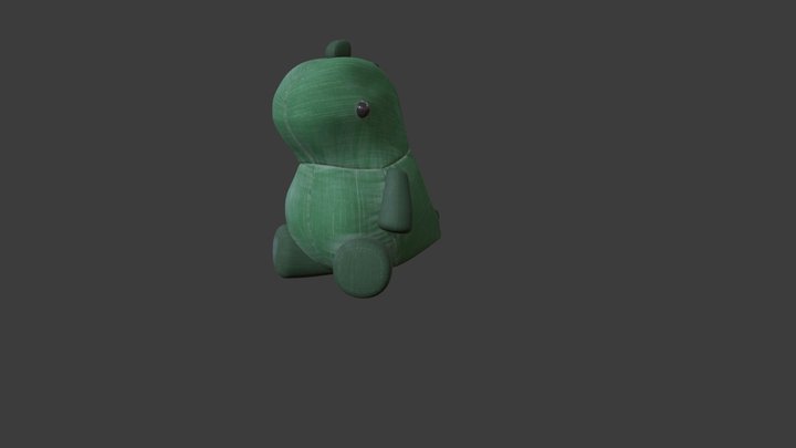 Dinosaur Stuffed Animal 3D Model