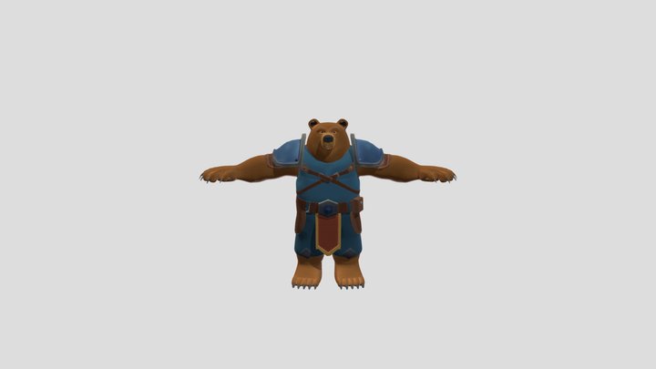 Bongo the Bear 3D Model