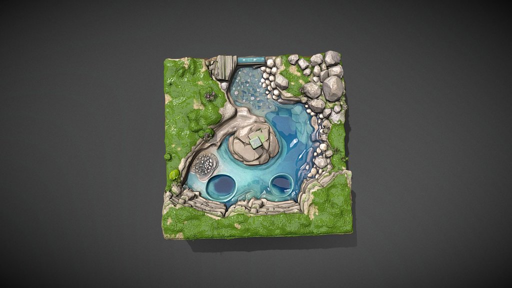 Mystic Crystal Lake Diorama