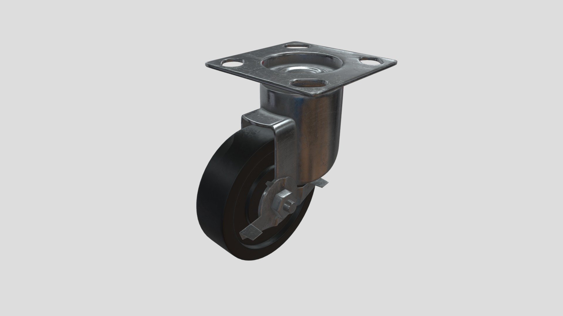 Caster Wheel 3D model by darkhemic [dda3626] Sketchfab