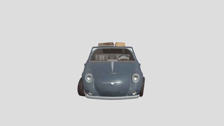 AUTO CLÁSICO 3D Model