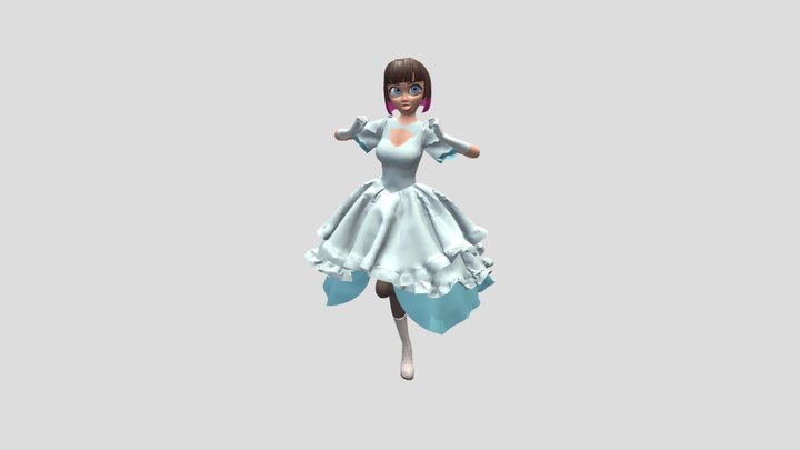 3D Fantasy Princess Character 3D Model