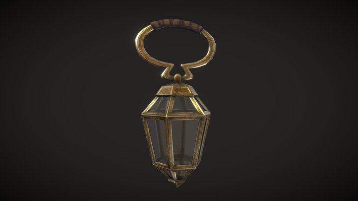 Medieval the Witcher inspired Lantern 3D Model