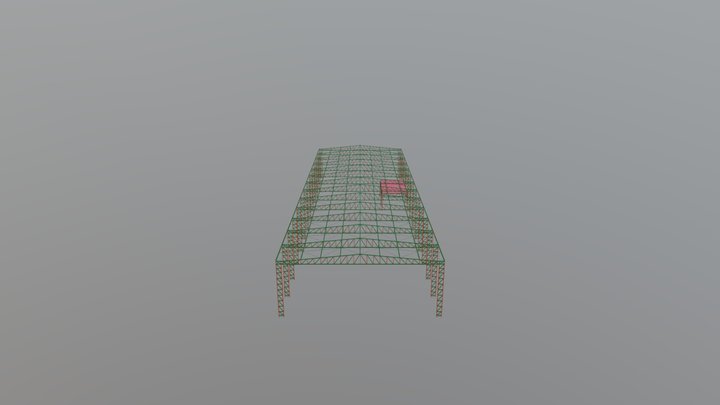Galpão Com Mezanino 2 3D Model