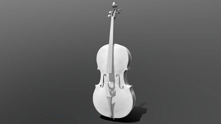 Cello WIP 3D Model