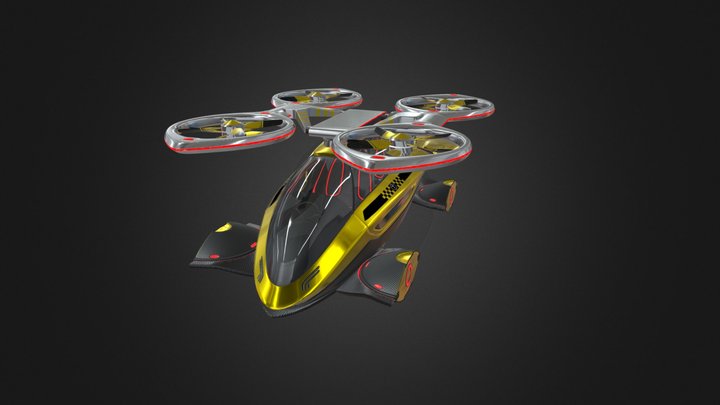 Taxi car 3D Model