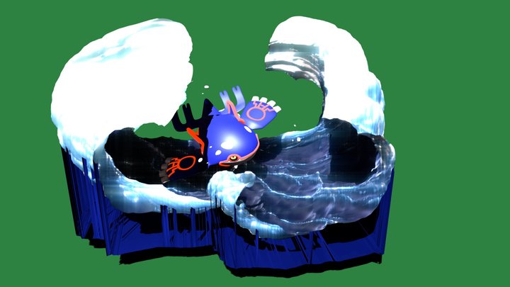 カイオーガ　Kyogre 3D Model