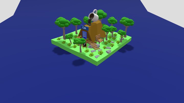 1IGP21_E_D_ Vanden Bossche_ Liem_ Simple Scene 3D Model