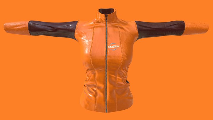 Black Leather Jacket new 3D Model