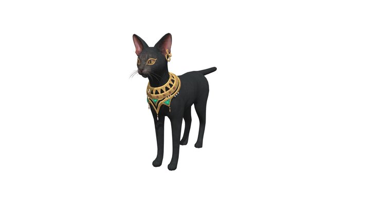 ⚡️Spirit Kitty Pharaoh (Pubg/Bgmi) 3d Model⚡️ 3D Model