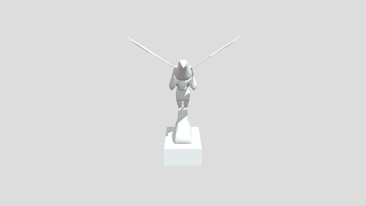 Cairo airport Bird Art 3D Model