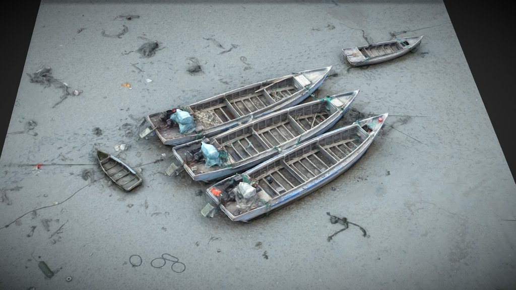 Stranded fishing bost, Woodden boat, Coast