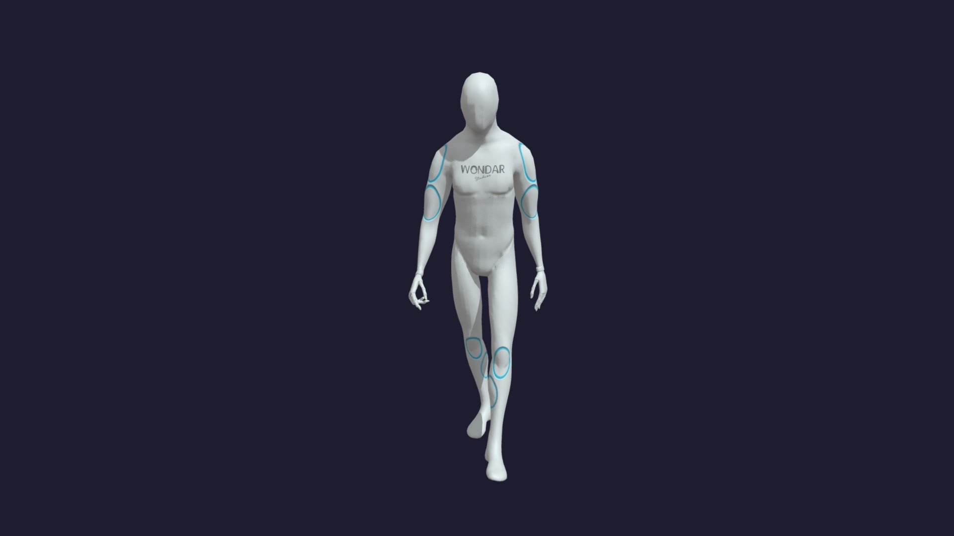 Walking with a gun — Sketchfab embed 3D viewer