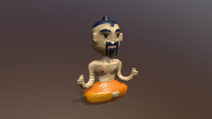 Sensei figure 3D Model