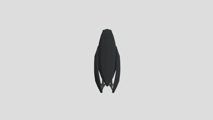 Low-Poly Crow 3D Model