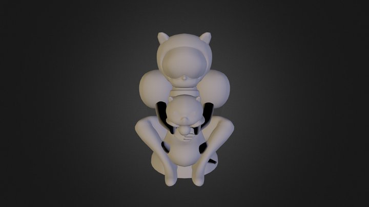 Bee and Puppycat 3D Model