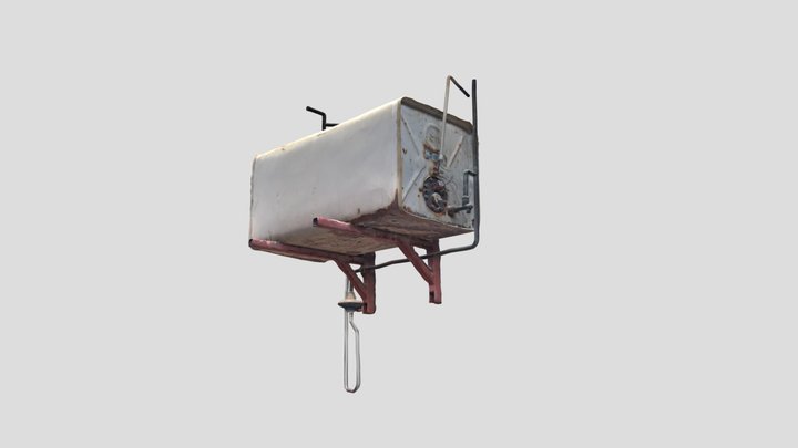Exterior Mounted Water Boiler 3D Model