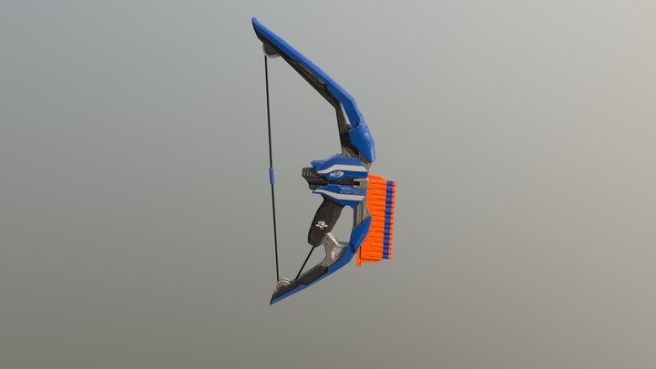 N-Strike Elite Stratobow- Animated 3D Model