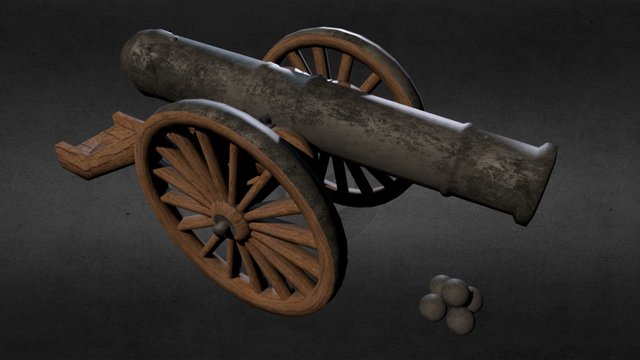 Cannon 3D Model