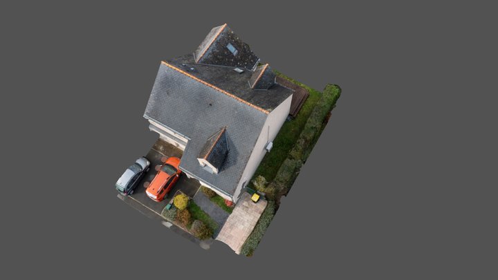 Murs-Erigné - modèle 3D 3D Model