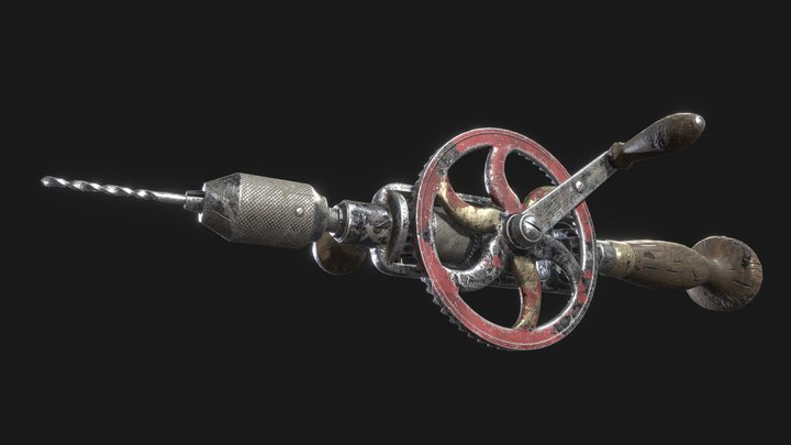 Geens Inc. Hand Drill 3D Model