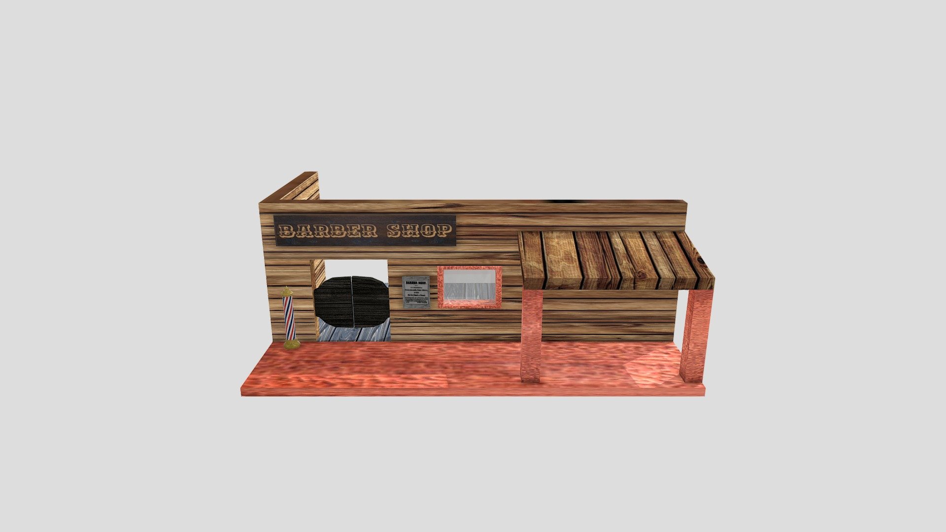 Old West Barber Shop