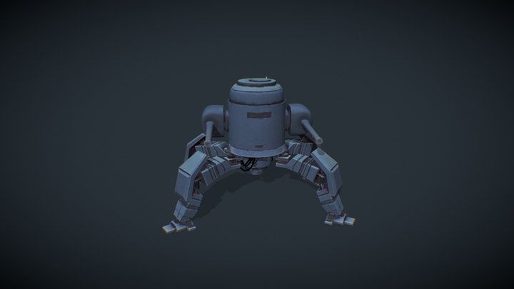 Anti Air Turret (Legs) 3D Model
