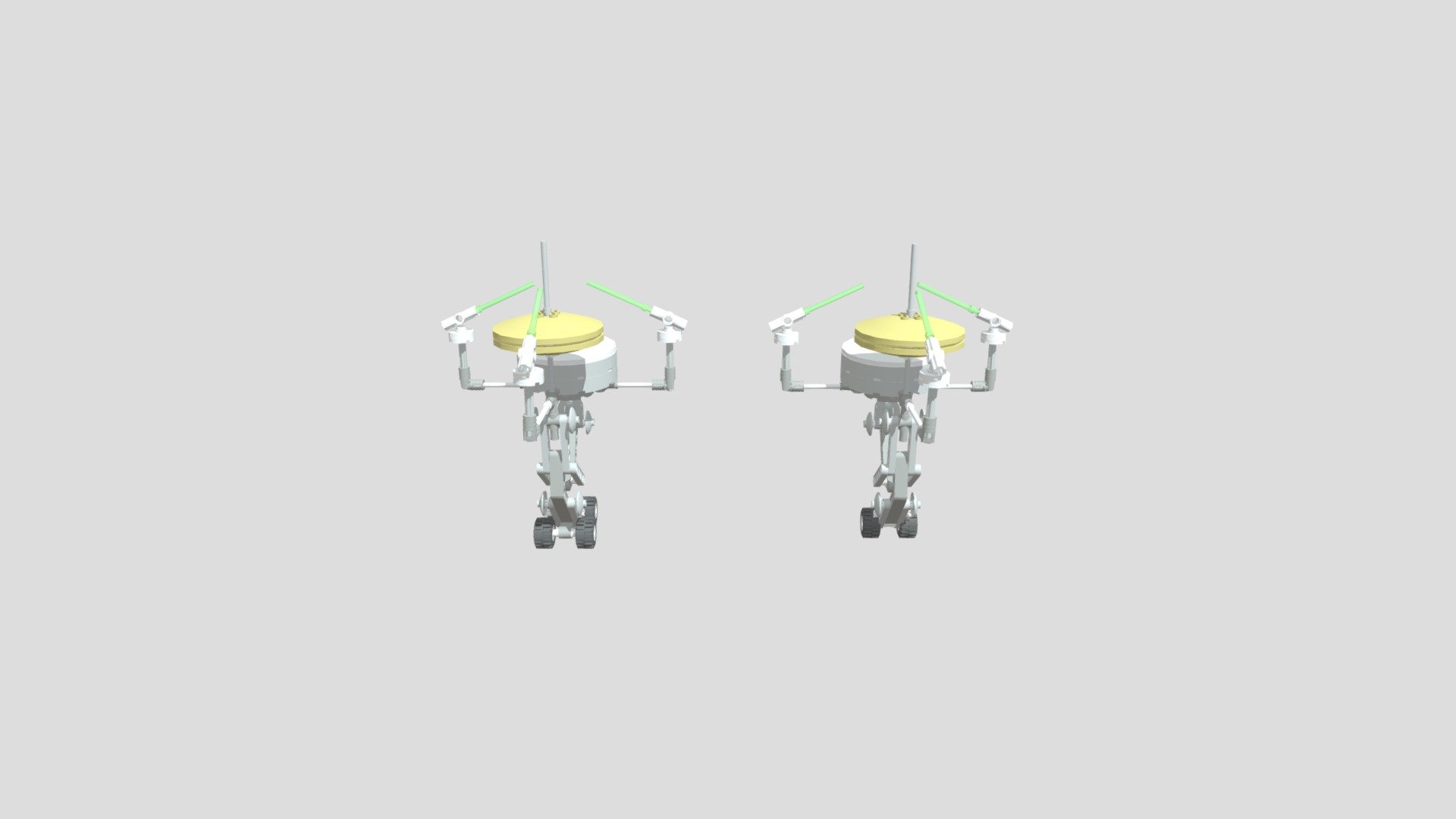 Lego Hi-hat and Snare drum on Wheels