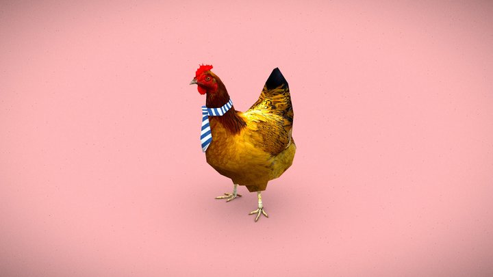 Hen tie – Modello 3D gratuito STL