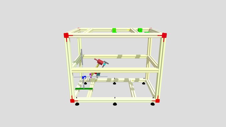 SMART IMPACT FORCE INDUCER MODAL TESTING 3D Model