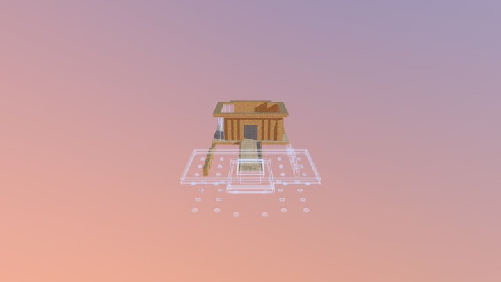 Temple(Compress 3D Model